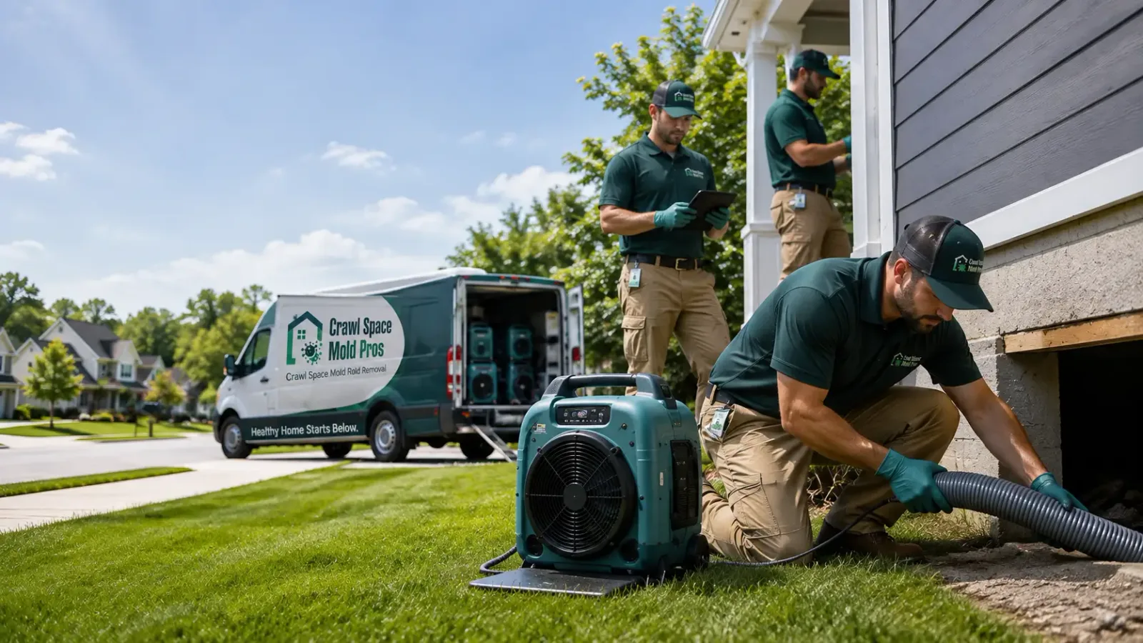 Crawl Space Mold Removal in Carlisle, IA
